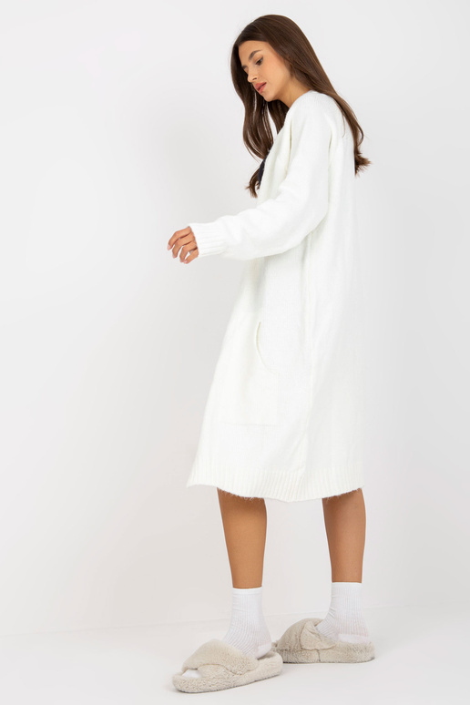 Ecru pikk oversize kardigan RUE PARIS