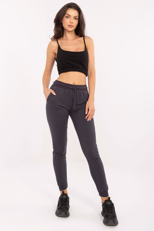 Grafiit põhitaskutega dressipüksid