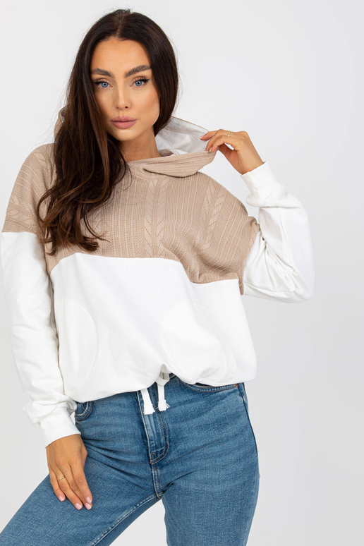 RUE PARIS beeži ja valge soonikuga...