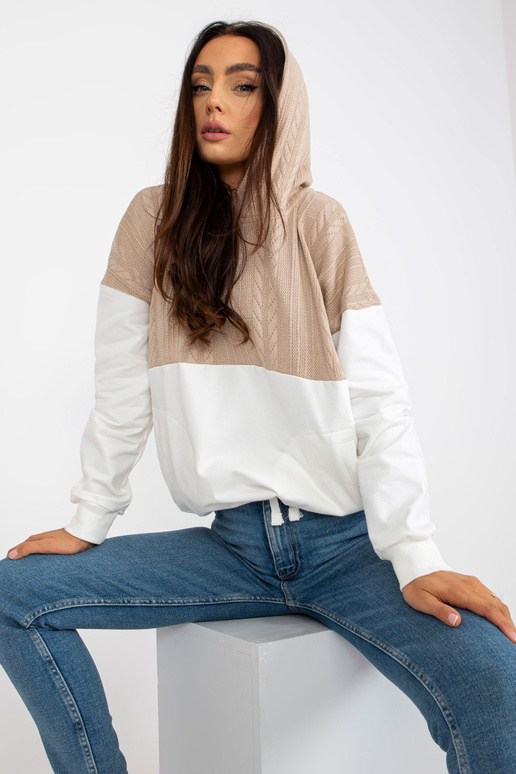 RUE PARIS beeži ja valge soonikuga...