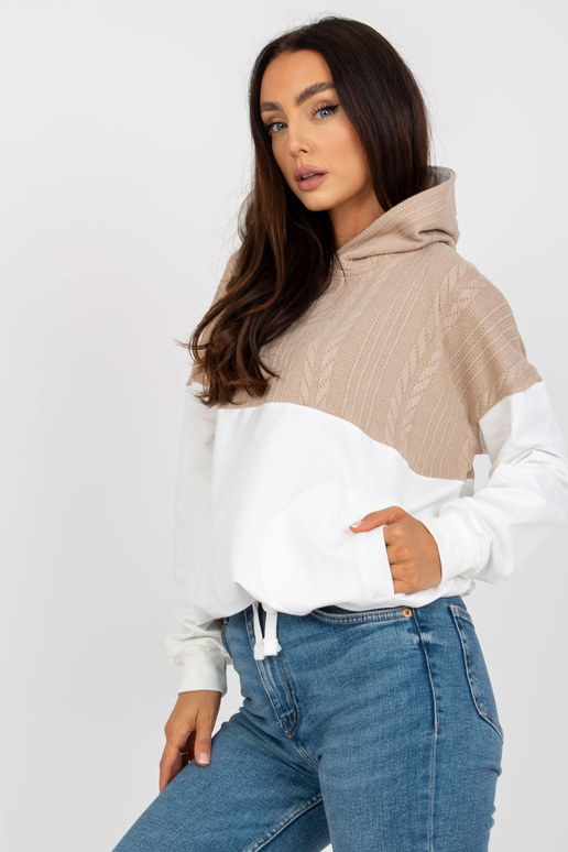 RUE PARIS beeži ja valge soonikuga...