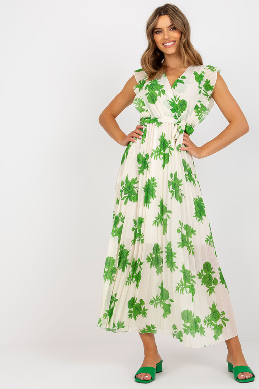 Beež ja roheline pikk printide ja... Beež ja roheline pikk printide ja...