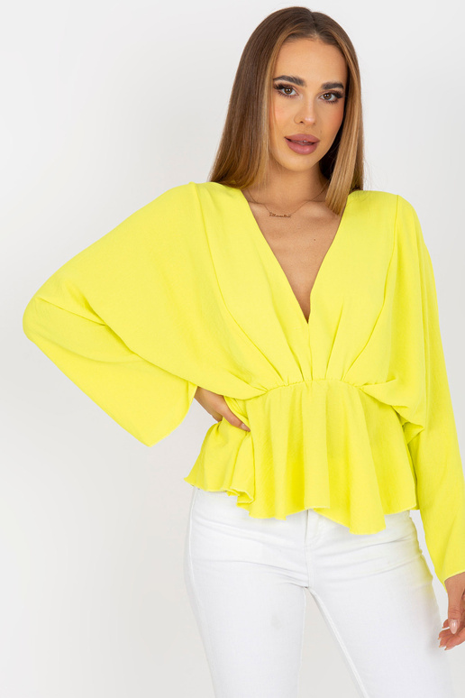 Kollane one size pluus raquela volangiga