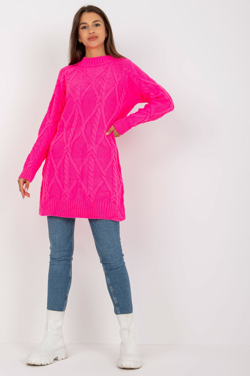 Fluo roosa punutistega minikleit RUE...