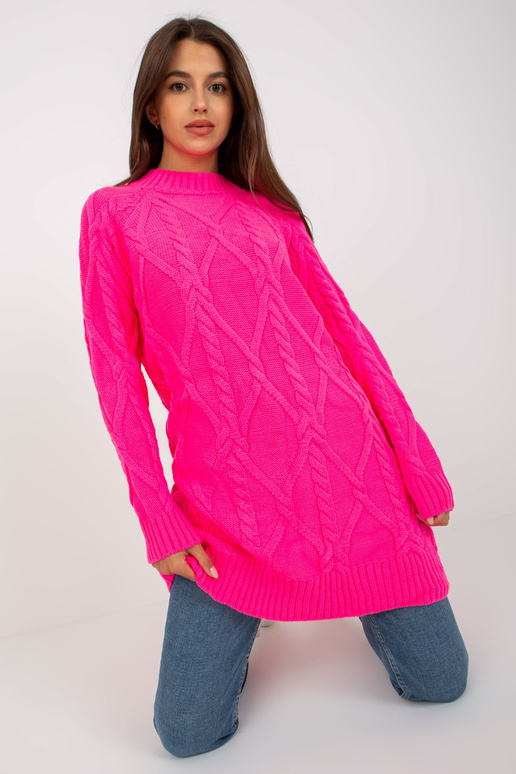 Fluo roosa punutistega minikleit RUE...