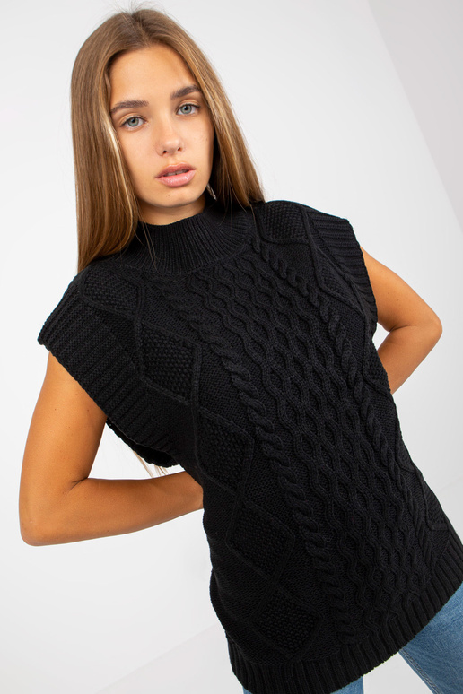 Must SUBLEVEL trossiga kootud vest Must SUBLEVEL trossiga kootud vest