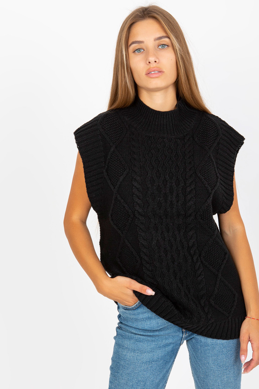 Must SUBLEVEL trossiga kootud vest Must SUBLEVEL trossiga kootud vest