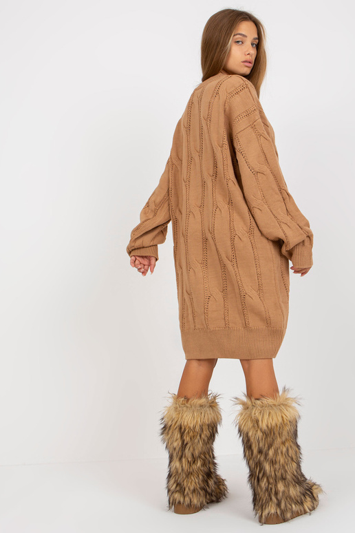 Camel Oversize kootud kleit RUE PARIS