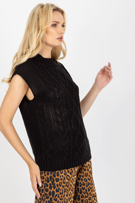 Must kootud vest SUBLEVEL kaablitega Must kootud vest SUBLEVEL kaablitega