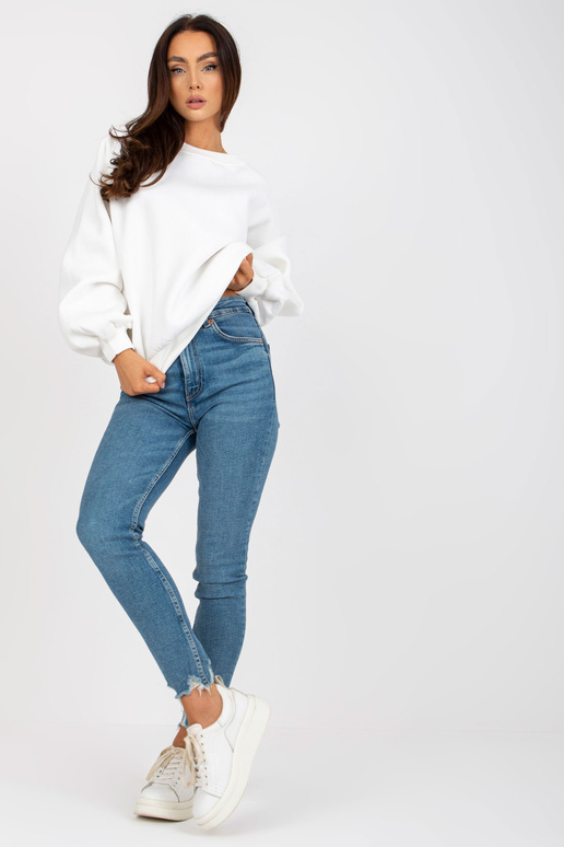 Ecru laiade varrukatega dressipluus...