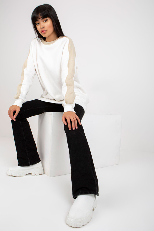 Valge ja beež tuunika põhipuuvillane...