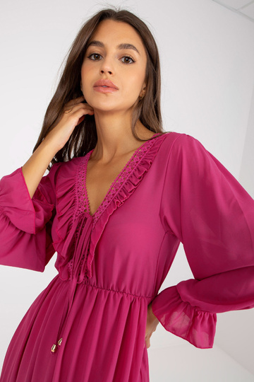 Fuksiast boho kleit...