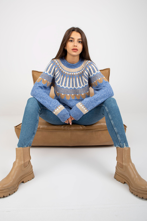 Sinine klassikaline kampsun RUE PARIS