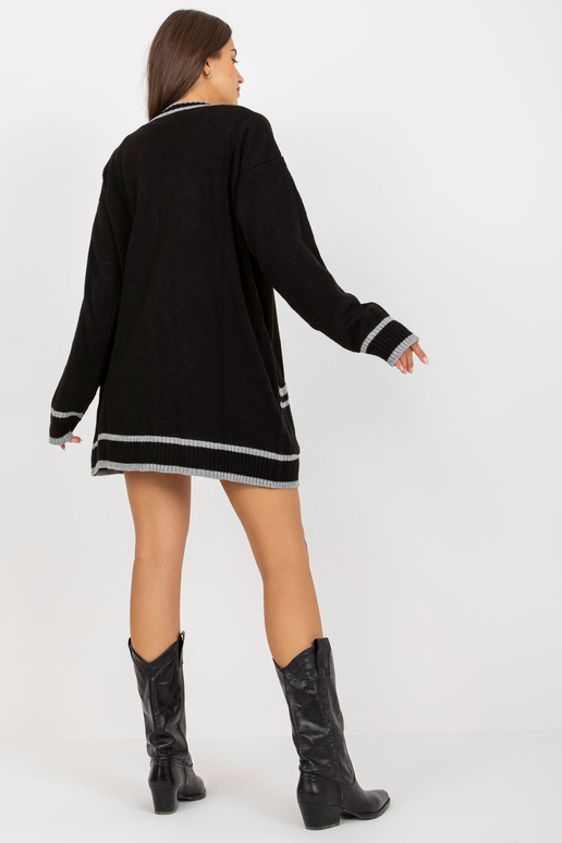 Must ülisuur pikk kardigan RUE PARIS