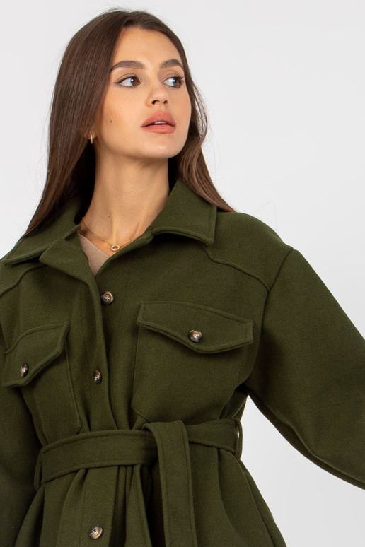 Khaki värvi ühesuuruse taskutega särk