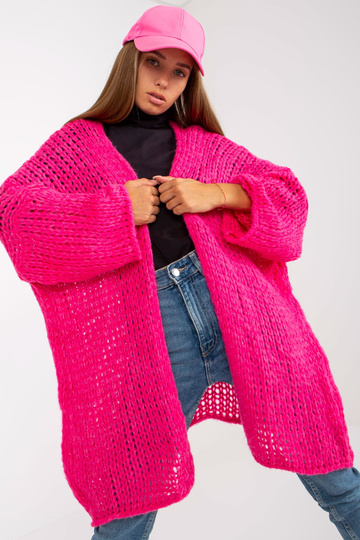 Fluo roosa kootud oversize...