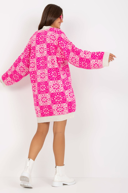 Valge ja roosa naiste kardigan RUE PARIS