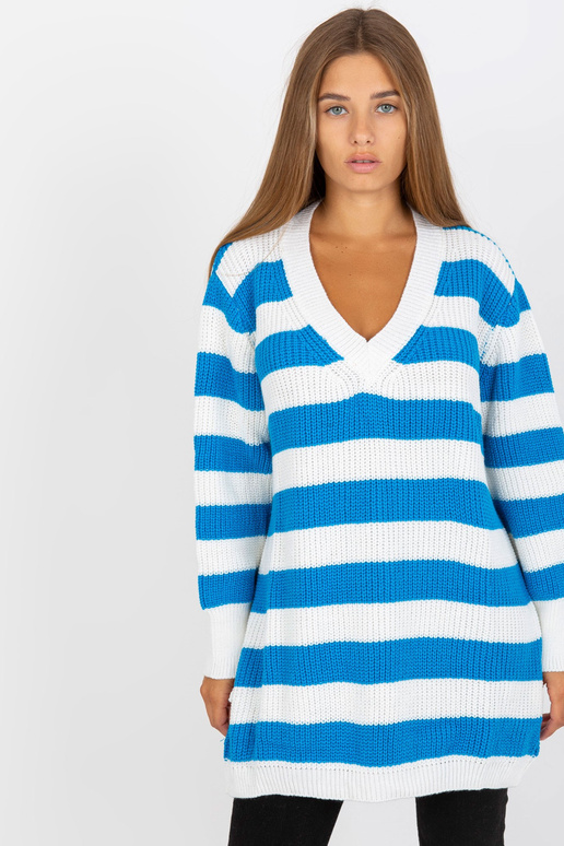 Valge ja sinine ülisuur kampsun RUE...