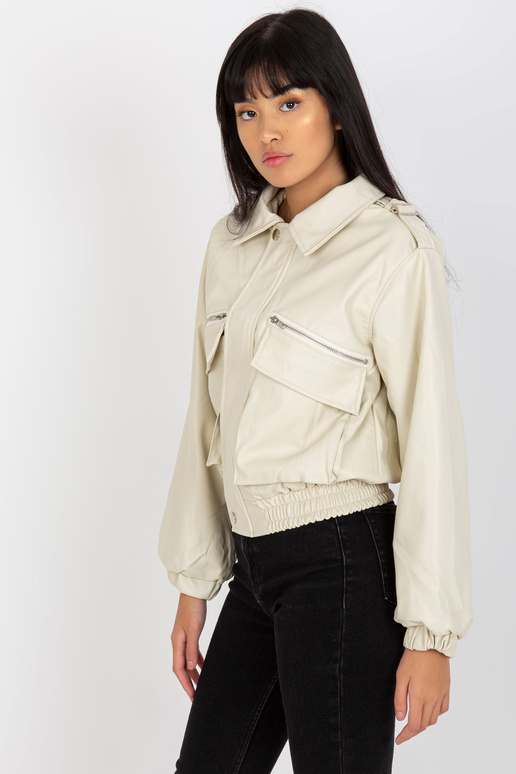 Helebeež ökonahast lühike taskutega jope