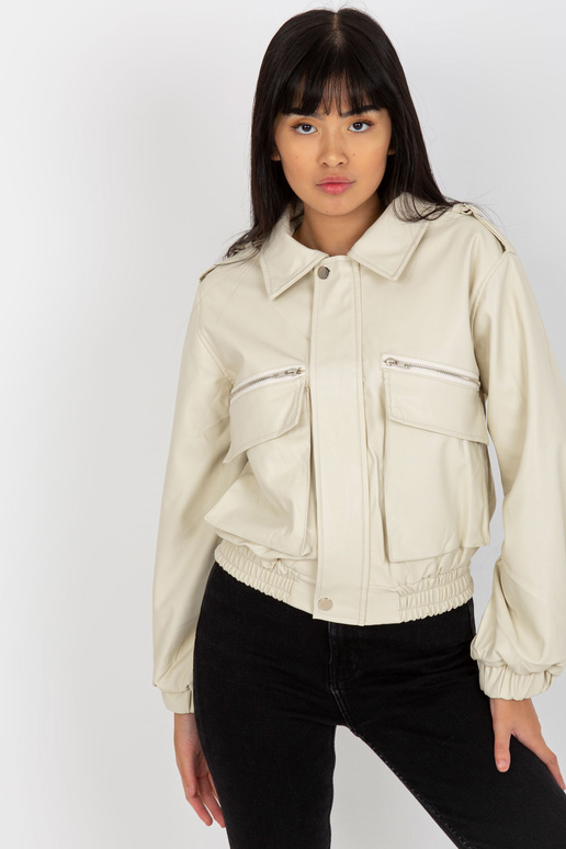 Helebeež ökonahast lühike taskutega jope