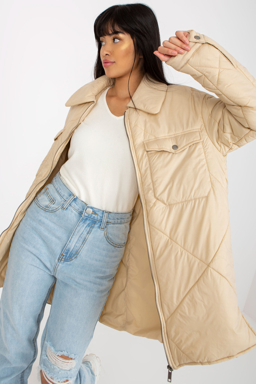 Helebeež tepitud taskutega üleminekujakk Helebeež tepitud taskutega üleminekujakk