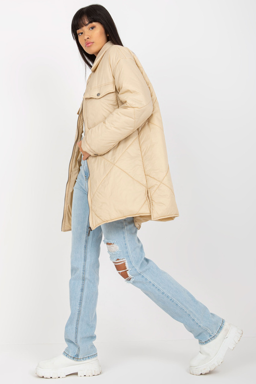 Helebeež tepitud taskutega üleminekujakk Helebeež tepitud taskutega üleminekujakk