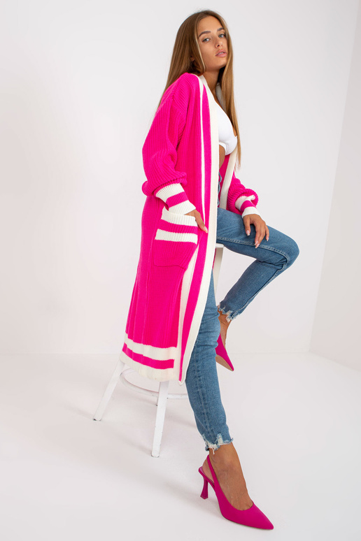 Roosa ülisuur taskutega kardigan RUE...