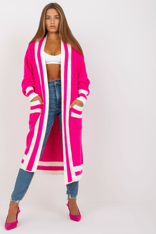 Roosa ülisuur taskutega kardigan RUE...