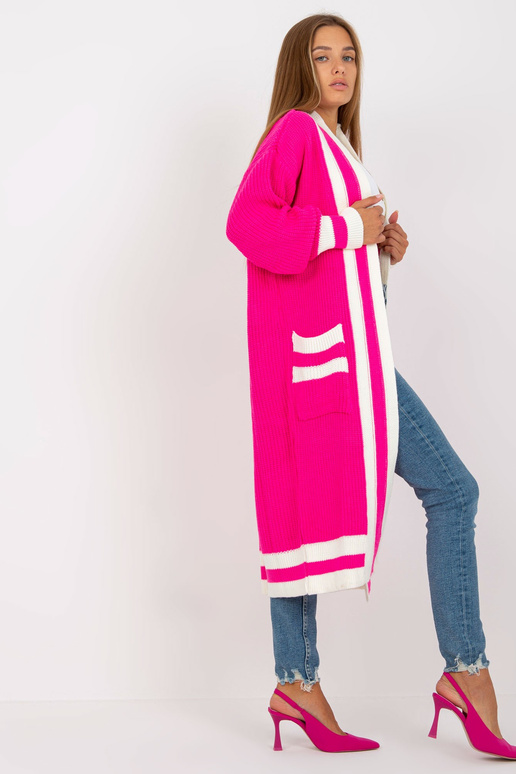 Roosa ülisuur taskutega kardigan RUE...