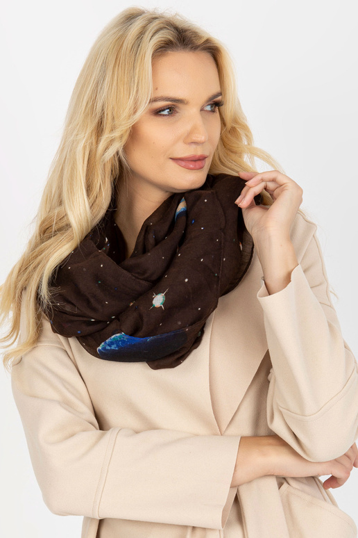 Braune Damen Sling Korsten mit Prints