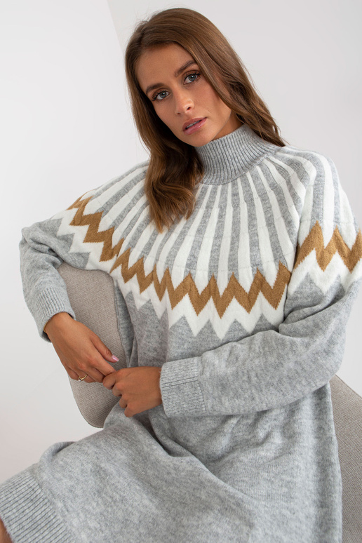 Halli melanž avara kootud kleit...