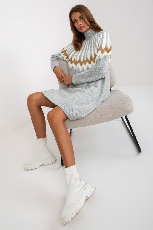 Halli melanž avara kootud kleit...