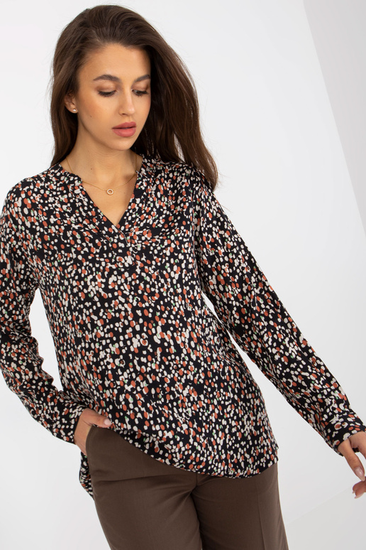 Must trükise ja V-kaelusega SUBLEVEL...