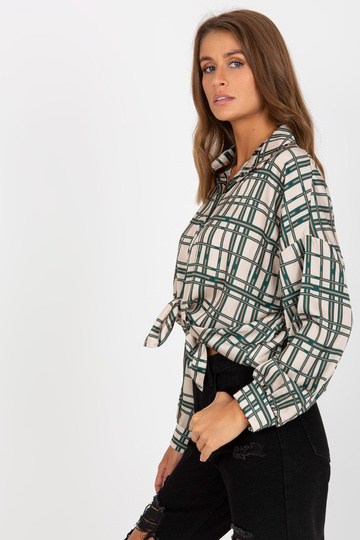 Beež ruuduline satiini...