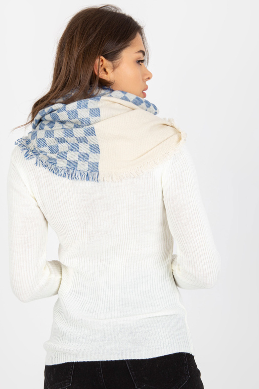 Ekru-tumesinine ruuduline naiste korsten