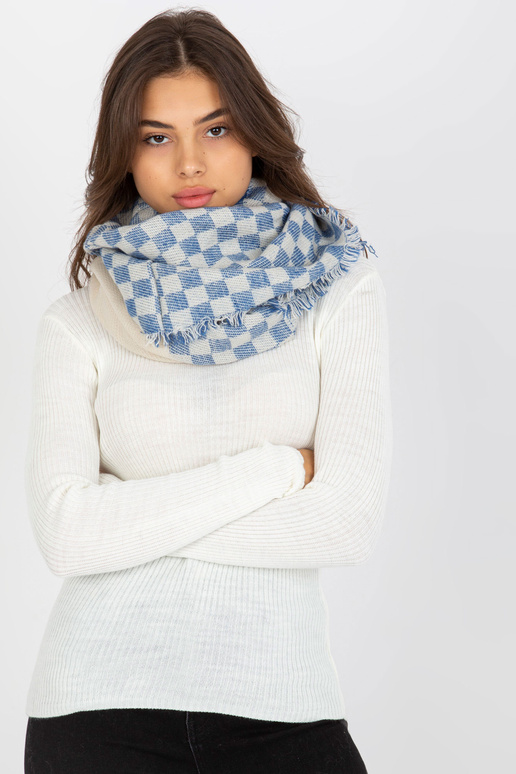 Ekru-tumesinine ruuduline naiste korsten