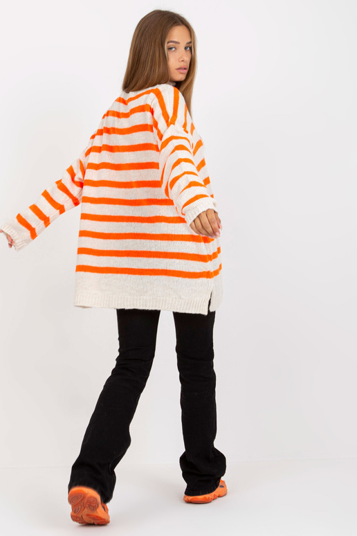 OCH BELLA valge ja oranži triibuline...