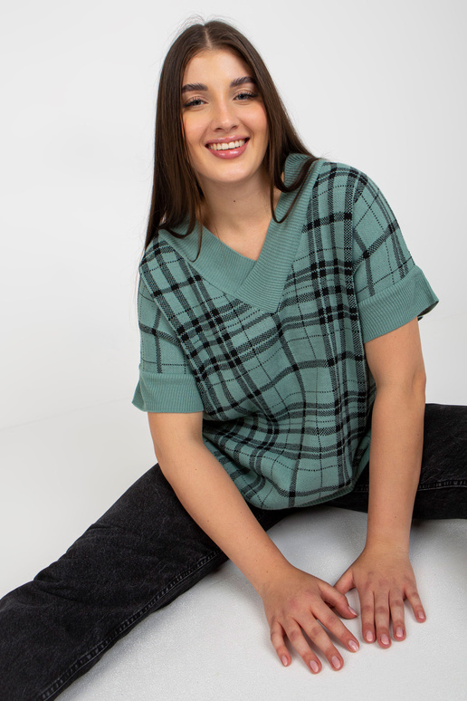 Mint Knit Plus Size V-kaelusega vest Mint Knit Plus Size V-kaelusega vest