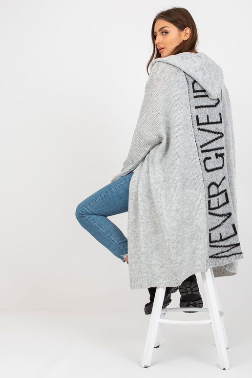 Hall kootud kardigan, mille...