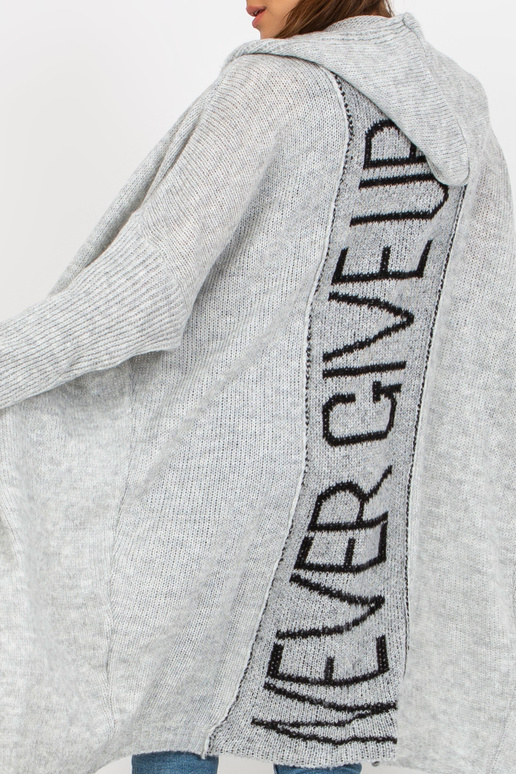 Hall kootud kardigan, mille...