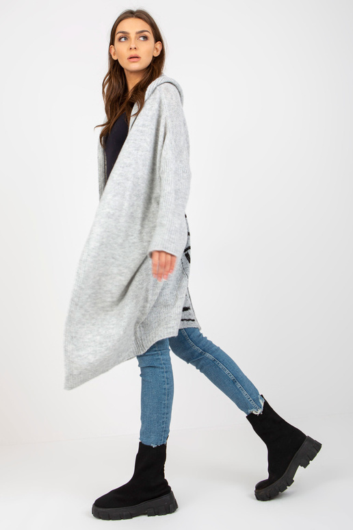 Hall kootud kardigan, mille...