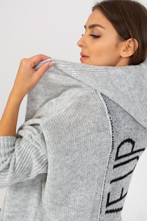 Hall kootud kardigan, mille...