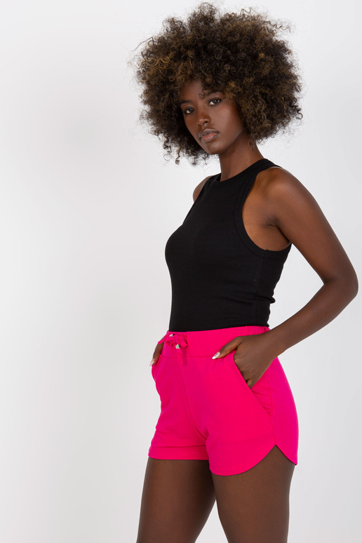 Basic Fuksia taskutega dressipüksid