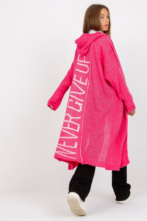 Roosa avar kardigan kapuutsiga OCH BELLA