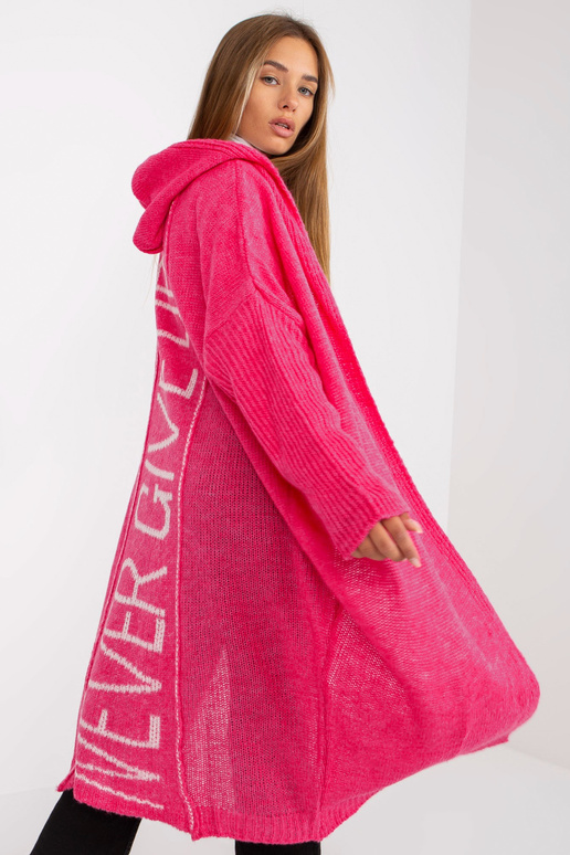 Roosa avar kardigan kapuutsiga OCH BELLA