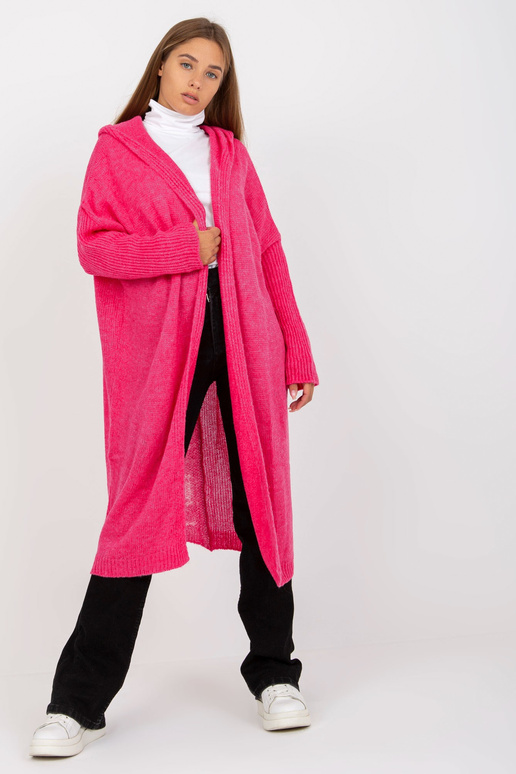 Roosa avar kardigan kapuutsiga OCH BELLA