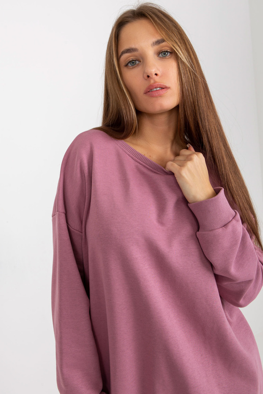 Räpane roosa taskutega dressipluus