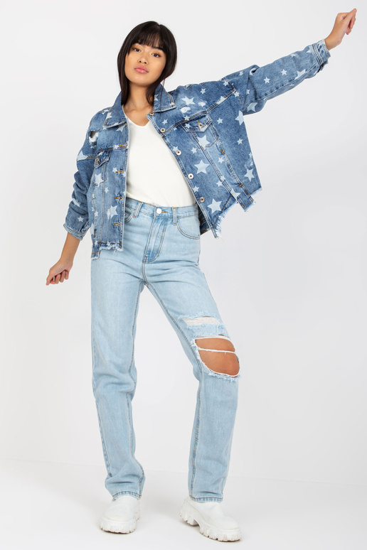 Sinine naiste prindi ja aukudega...