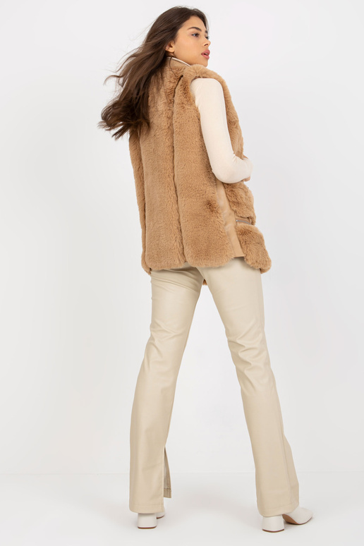 Beež naiste ökonahast karusnahast vest Beež naiste ökonahast karusnahast vest