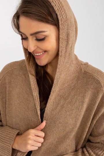 Tumebeež kootud kapuutsiga...